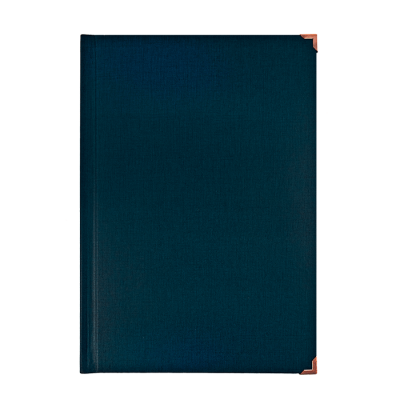 hardcover bindung graublau