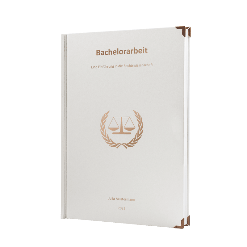 hardcover bindung weiss