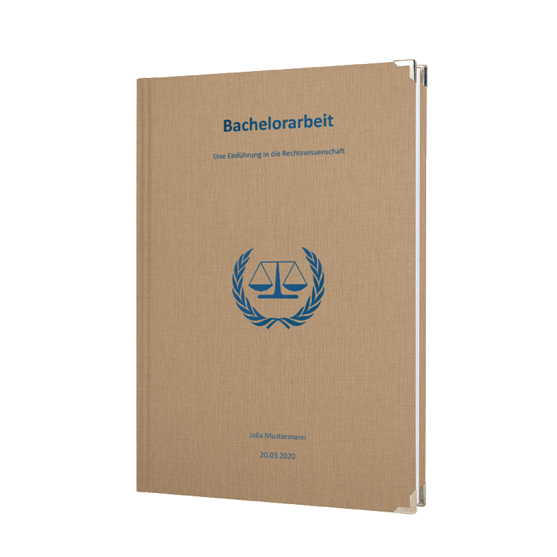 hardcover bindung beige