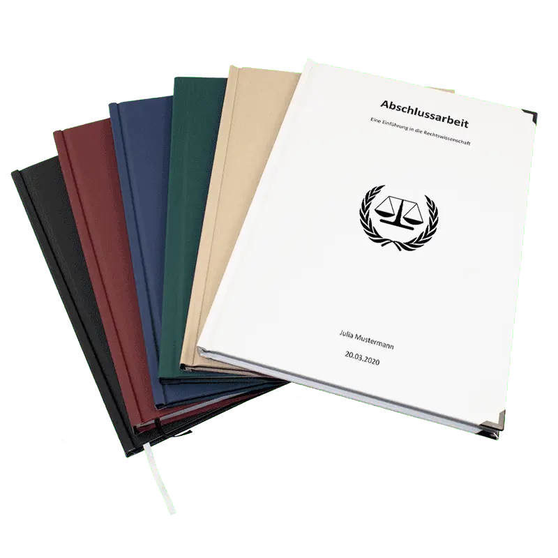 bachelorarbeit hardcover bindung